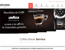 Tablet Screenshot of coffeebreakservice.it